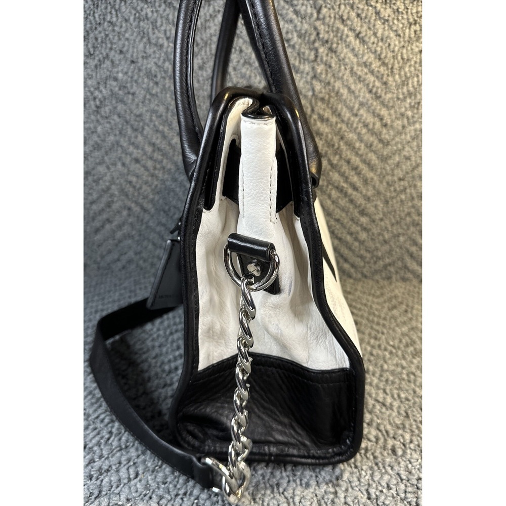 Michael Kors Hamilton Cowhide Leather Handbag Purse READ - Picture 3 of 15